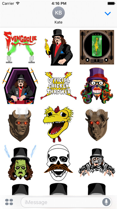 Emulate iPhone app SvenMoji by Svengoolie™ using MyAndroid