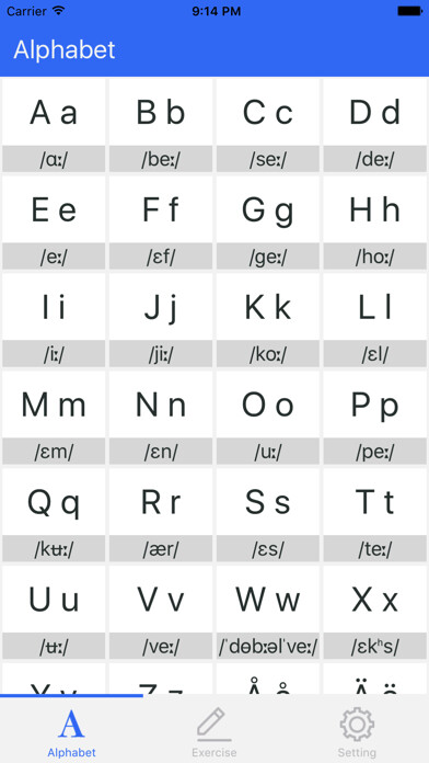 Emulate iPhone app svenska - Alphabet of Swedish using MyAndroid Emulate iPhone app svenska - Alphabet of Swedish using MyAndroid