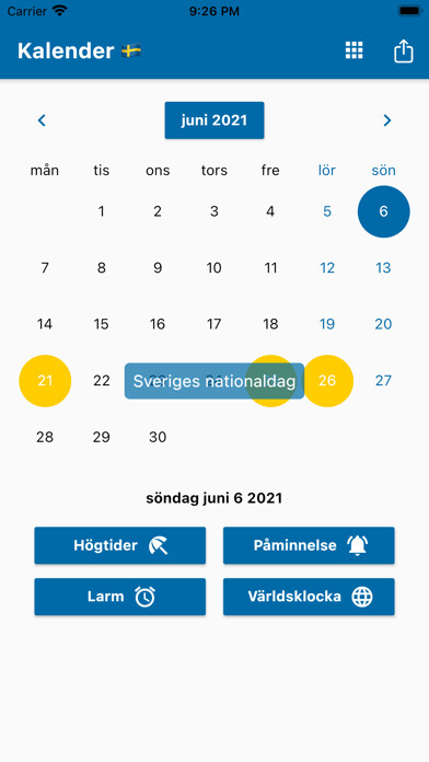 Emulate iPhone app Svenska Kalendern 2023 using MyAndroid Emulate iPhone app Svenska Kalendern 2023 using MyAndroid