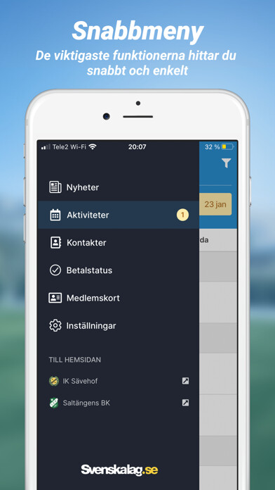 Emulate iPhone app Svenskalag using MyAndroid Emulate iPhone app Svenskalag using MyAndroid
