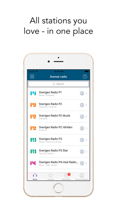 Emulate iPhone app Svensk Radio - Swedish radio using MyAndroid Emulate iPhone app Svensk Radio - Swedish radio using MyAndroid