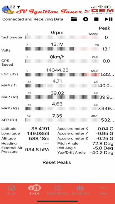 Emulate iPhone app SV Ignition Tuner using MyAndroid Emulate iPhone app SV Ignition Tuner using MyAndroid