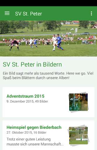 Run android online APK SV St. Peter e.V. from MyAndroid or emulate SV St. Peter e.V. using MyAndroid