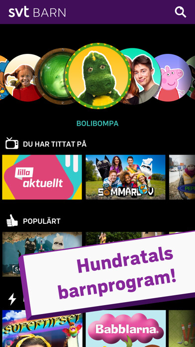 Emulate iPhone app SVT Barn using MyAndroid Emulate iPhone app SVT Barn using MyAndroid