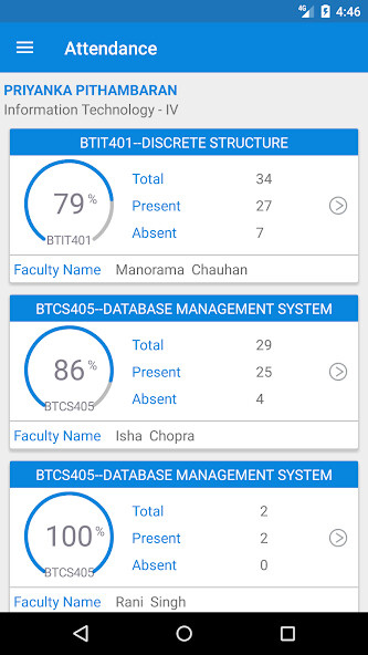 Run android online APK SVVV ERP from MyAndroid or emulate SVVV ERP using MyAndroid
