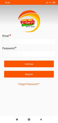 Run android online APK Swadeshi Kirana from MyAndroid or emulate Swadeshi Kirana using MyAndroid