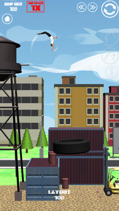 Emulate iPhone app SWAGFLIP Parkour Origins using MyAndroid