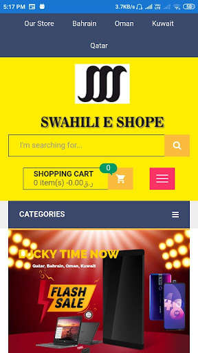 Run android online APK Swahili E Shope from MyAndroid or emulate Swahili E Shope using MyAndroid