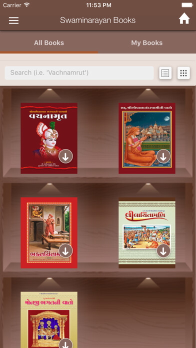 Emulate iPhone app Swaminarayan Books using MyAndroid Emulate iPhone app Swaminarayan Books using MyAndroid