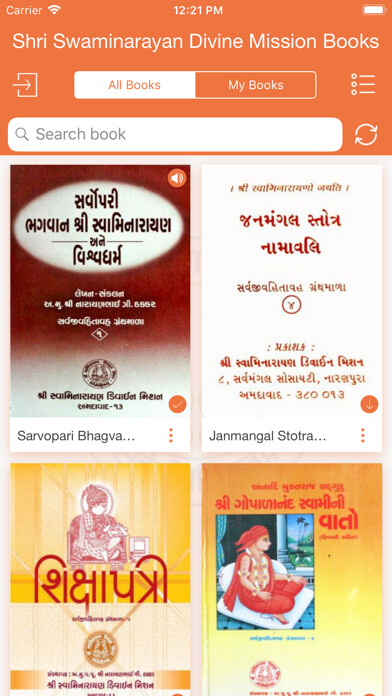Emulate iPhone app Swaminarayan Books SSDM using MyAndroid Emulate iPhone app Swaminarayan Books SSDM using MyAndroid