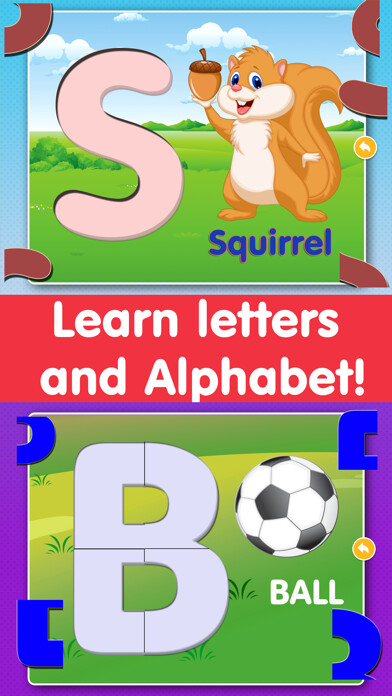 Emulate iPhone app Swanky Alphabet Puzzle Games using MyAndroid