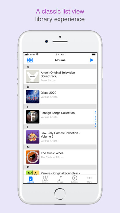 Emulate iPhone app SwanSong Music Player using MyAndroid Emulate iPhone app SwanSong Music Player using MyAndroid