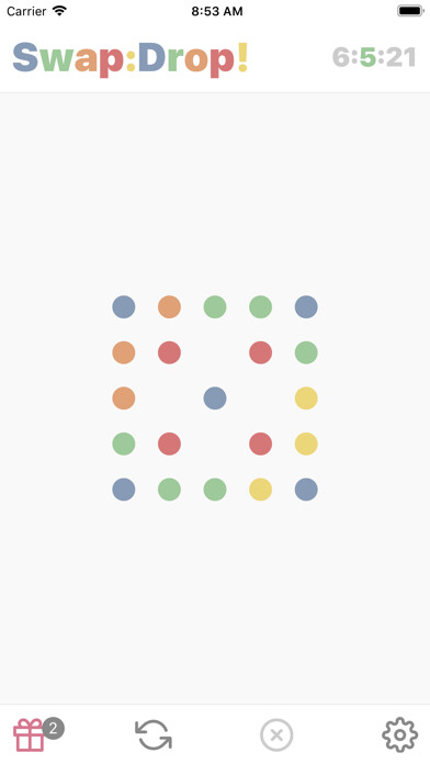 Emulate iPhone app Swap:Drop! using MyAndroid