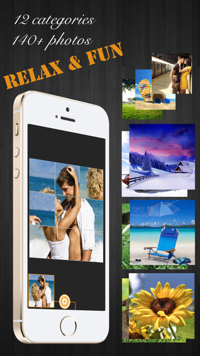 Emulate iPhone app Swap me! - Free animal jigsaw puzzle using MyAndroid