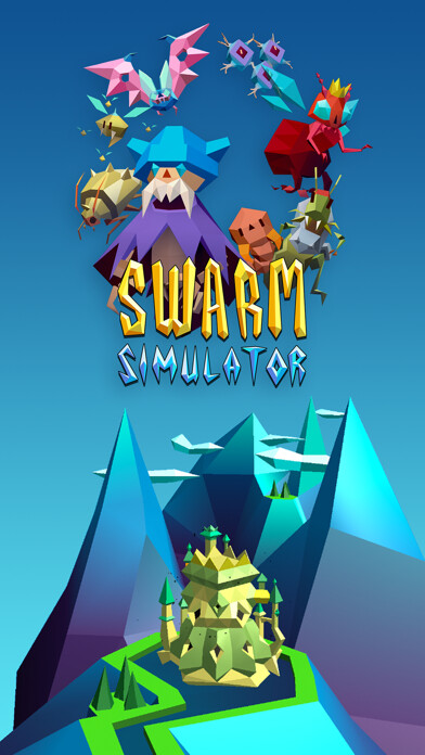 Emulate iPhone app Swarm Simulator: Evolution using MyAndroid