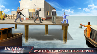 Emulate iPhone app SWAT Team Police Sniper Shoot using MyAndroid