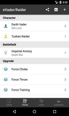 Emulate Android APK SWD - Star Wars Destiny Utils