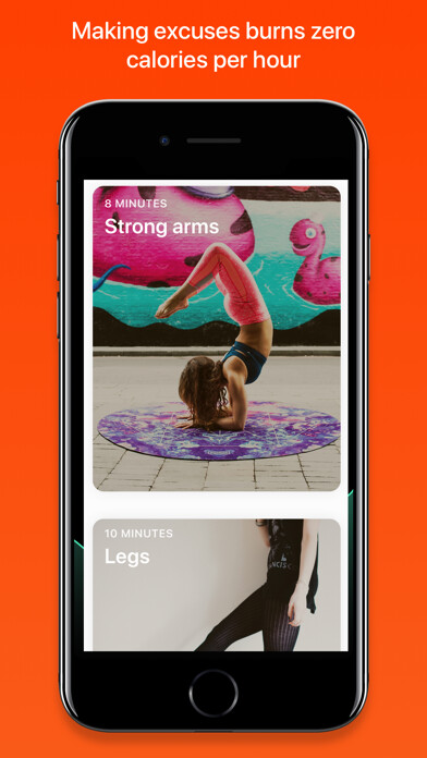 Emulate iPhone app Sweat - home workout videos using MyAndroid