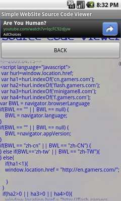 Emulate Android APK S. WebSite Source Code Viewer Emulate Android APK S. WebSite Source Code Viewer