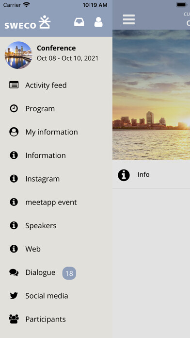 Run android online APK Sweco Event from MyAndroid or emulate Sweco Event using MyAndroid