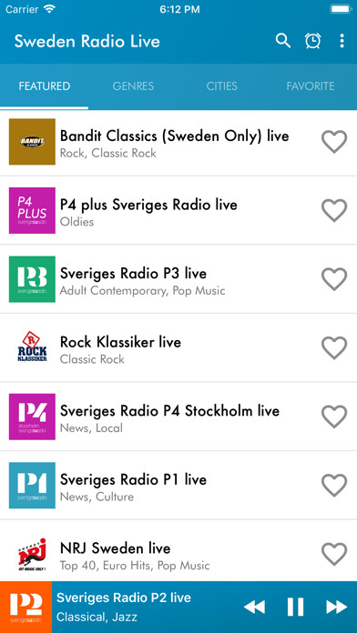 Emulate iPhone app Sweden Radio Live using MyAndroid Emulate iPhone app Sweden Radio Live using MyAndroid