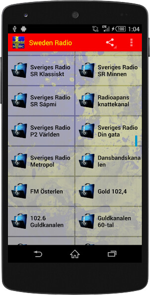 Run android online APK Sweden Radio - Music Streaming from MyAndroid or emulate Sweden Radio - Music Streaming using MyAndroid