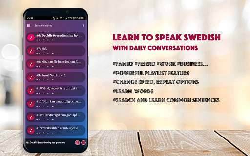 Run android online APK Swedish Conversation from MyAndroid or emulate Swedish Conversation using MyAndroid
