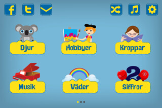Emulate iPhone app Swedish for Children using MyAndroid