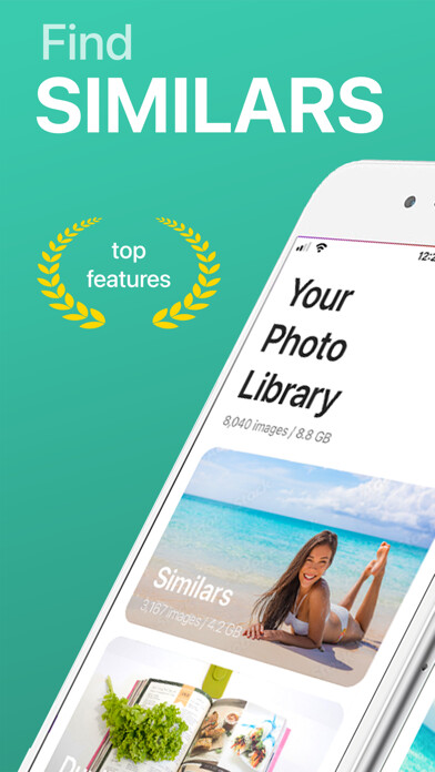 Emulate iPhone app Sweeper: Photo Gallery Cleaner using MyAndroid