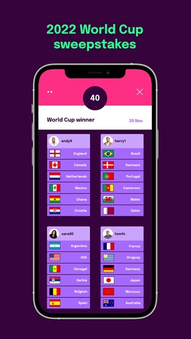 Emulate iPhone app Sweeper - The Sweepstake App using MyAndroid Emulate iPhone app Sweeper - The Sweepstake App using MyAndroid