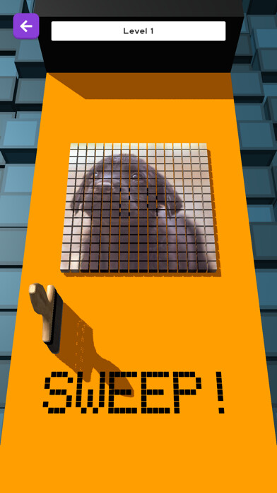 Emulate iPhone app Sweep Mosaic using MyAndroid