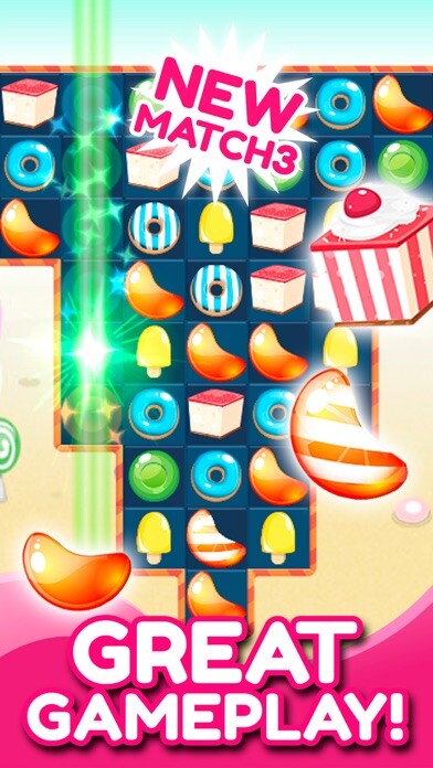 Emulate iPhone app Sweet and Delicious World - Blast Juicy Candies using MyAndroid Emulate iPhone app Sweet and Delicious World - Blast Juicy Candies using MyAndroid