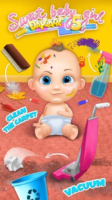 Emulate iPhone app Sweet Baby Girl Daycare 5 using MyAndroid
