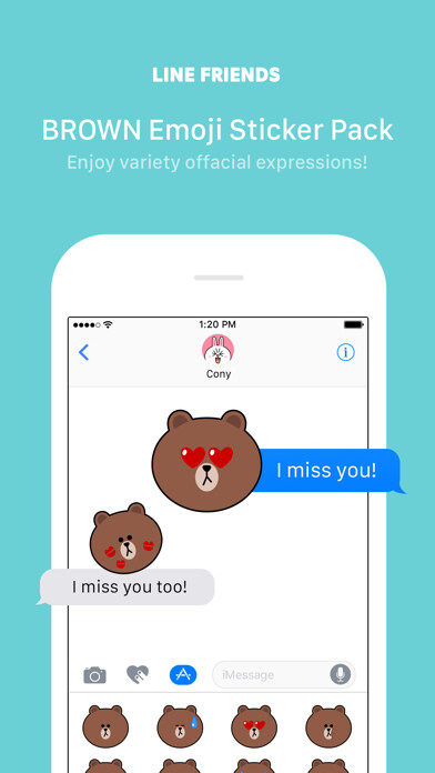 Emulate iPhone app Sweet BROWN - LINE FRIENDS using MyAndroid Emulate iPhone app Sweet BROWN - LINE FRIENDS using MyAndroid