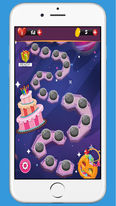 Emulate iPhone app Sweet Candy Blasting Garden using MyAndroid