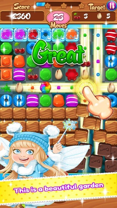 Emulate iPhone app Sweet Candy Garden mania:Match 3 Free Game For Fun using MyAndroid Emulate iPhone app Sweet Candy Garden mania:Match 3 Free Game For Fun using MyAndroid