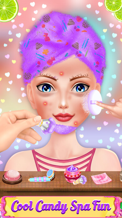 Emulate iPhone app Sweet Candy Girl Beauty Makeup using MyAndroid