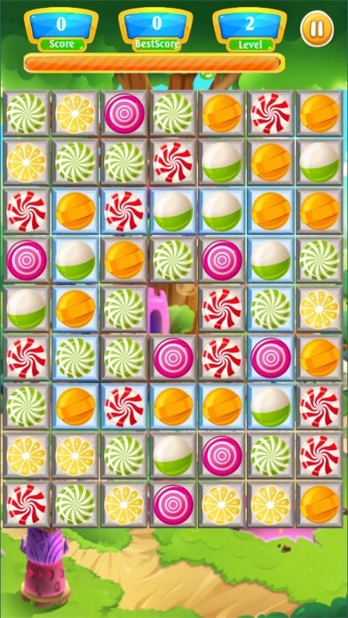 Emulate iPhone app Sweet Candy Jewels 3 Match using MyAndroid Emulate iPhone app Sweet Candy Jewels 3 Match using MyAndroid