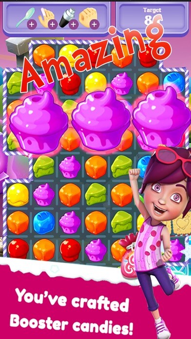Emulate iPhone app Sweet Charm of Cream Cakes Match 3 Free Game using MyAndroid Emulate iPhone app Sweet Charm of Cream Cakes Match 3 Free Game using MyAndroid
