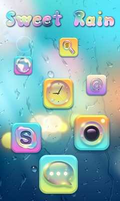 Emulate Android APK Sweet Color Rain Launcher