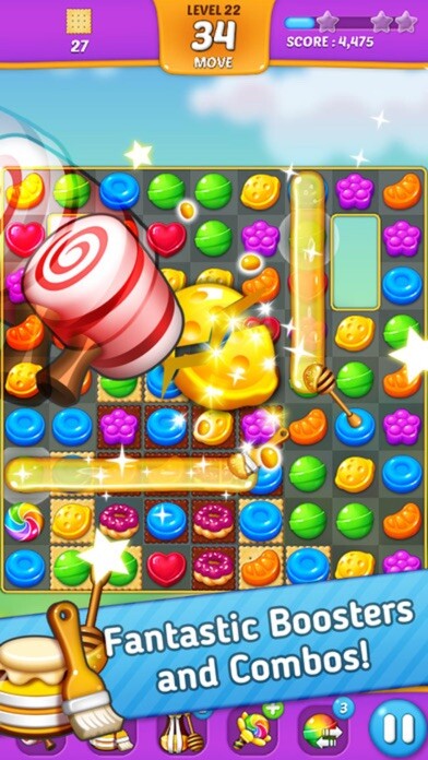 Emulate iPhone app Sweet Cookie Crush - 3 match puzzle charm splash using MyAndroid Emulate iPhone app Sweet Cookie Crush - 3 match puzzle charm splash using MyAndroid