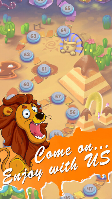 Emulate iPhone app Sweet Cookie Legend - Cookie Blast Match 3 Game using MyAndroid