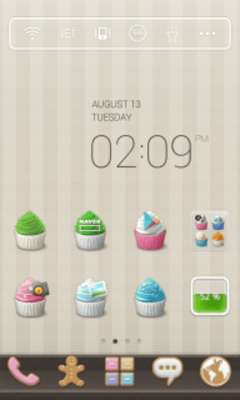 Emulate Android APK Sweet Cupcake Dodol Theme