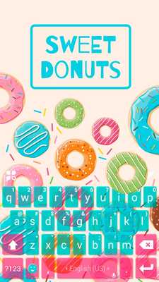 Emulate Android APK Sweet Donuts Keyboard Theme