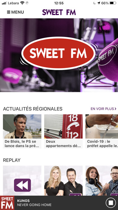 Emulate iPhone app Sweet FM - France using MyAndroid Emulate iPhone app Sweet FM - France using MyAndroid