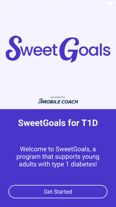 Emulate iPhone app SweetGoals for T1D using MyAndroid
