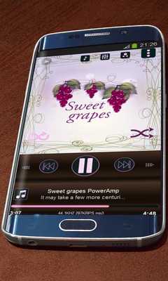 Emulate Android APK Sweet grapes Poweramp Skin Emulate Android APK Sweet grapes Poweramp Skin