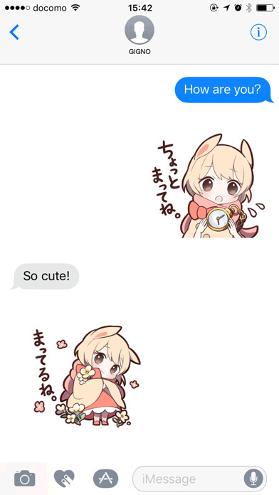 Emulate iPhone app SWEETIE BUNNY using MyAndroid