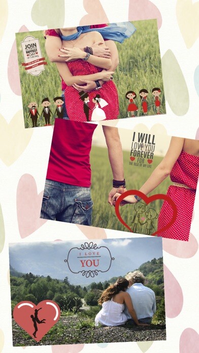 Emulate iPhone app Sweet love stickers to photos using MyAndroid Emulate iPhone app Sweet love stickers to photos using MyAndroid