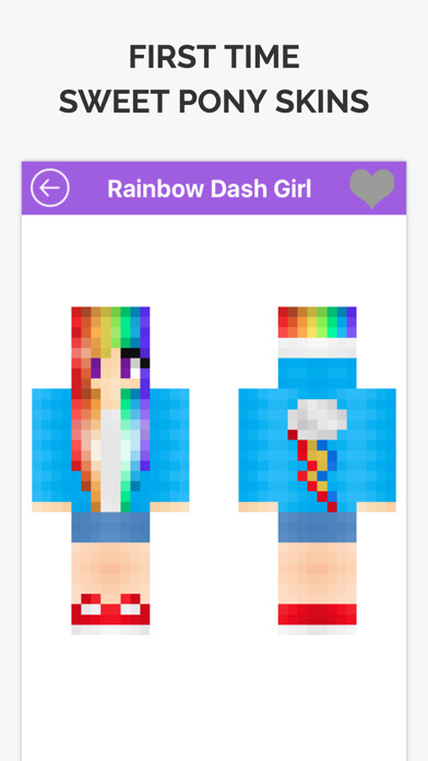 Emulate iPhone app Sweet Pony Skins for Mineraft PE Free using MyAndroid Emulate iPhone app Sweet Pony Skins for Mineraft PE Free using MyAndroid